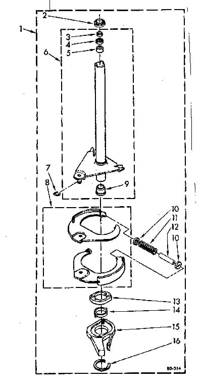 BRAKE AND DRIVE TUBE PARTS
