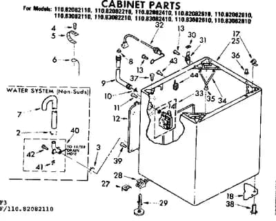 CABINET PARTS