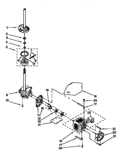 BRAKE, CLUTCH, MOTOR AND PUMP