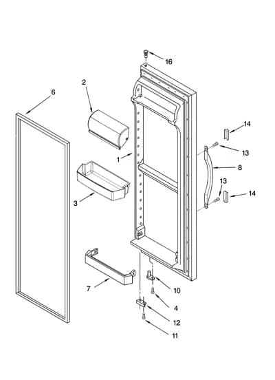 REFRIGERATOR DOOR PARTS