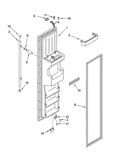 FREEZER DOOR PARTS