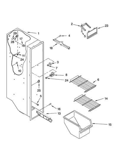 FREEZER LINER PARTS