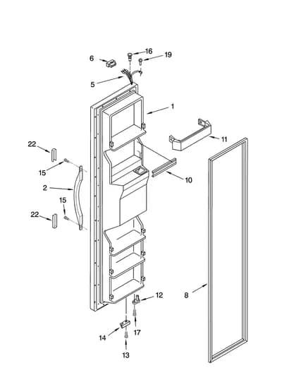 FREEZER DOOR PARTS
