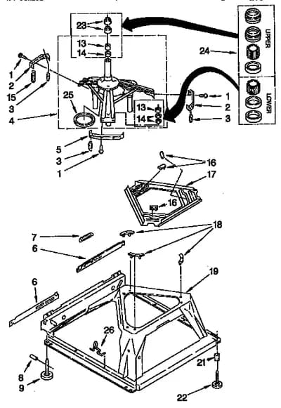 MACHINE BASE PARTS