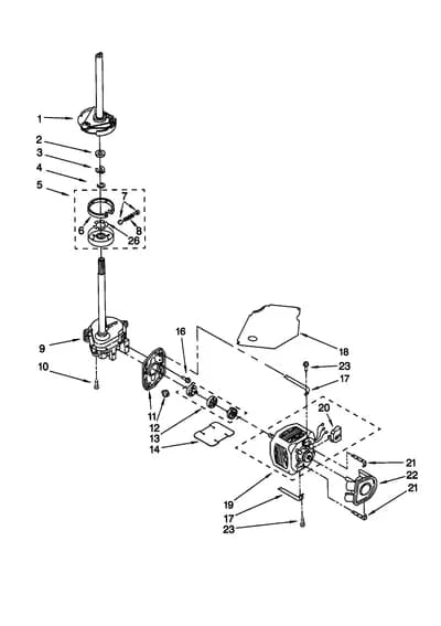 BRAKE/CLUTCH/GEARCASE/MOTOR/PUMP