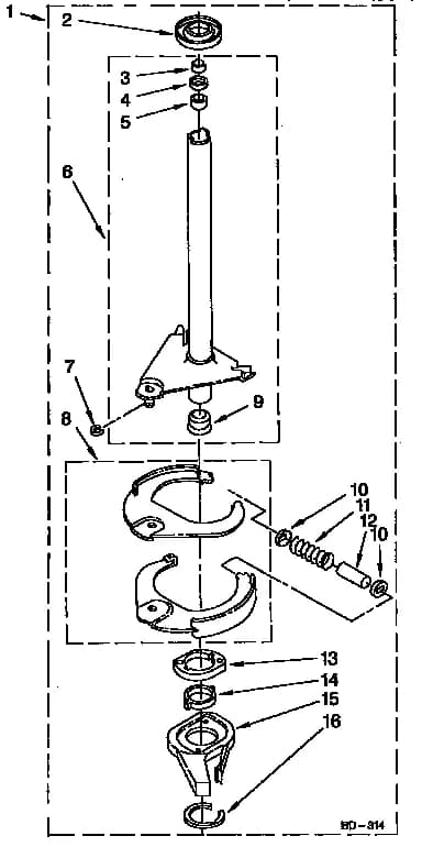 BRAKE AND DRIVE TUBE PARTS