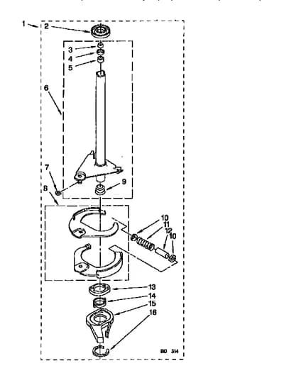 BRAKE AND DRIVE TUBE