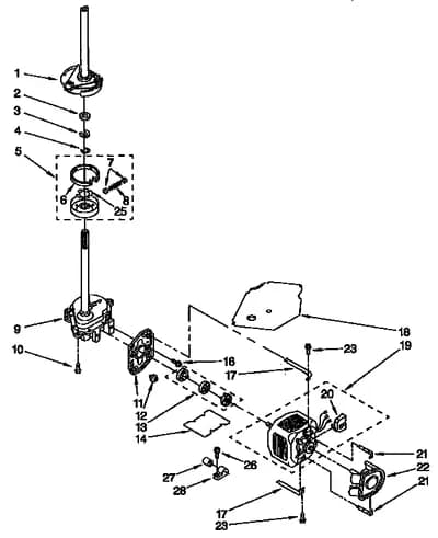 BRAKE, CLUTCH, GEARCASE, MOTOR AND PUMP PARTS
