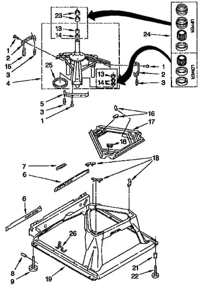 MACHINE BASE PARTS