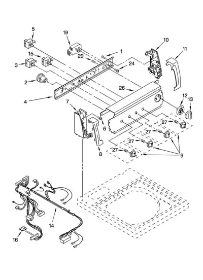 CONTROL PANEL PARTS