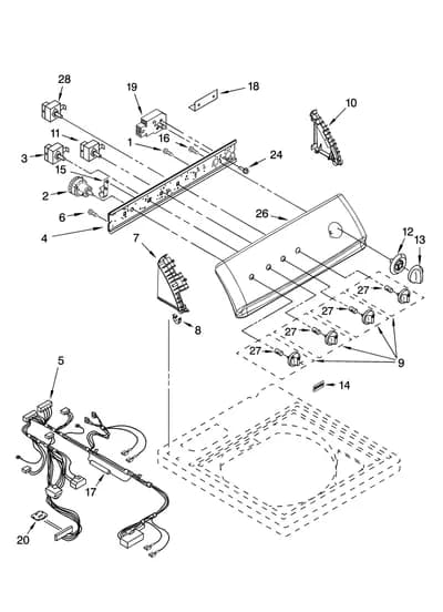 CONTROL PANEL PARTS