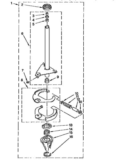 BRAKE AND DRIVE TUBE 388952