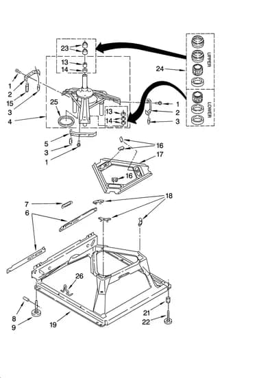 MACHINE BASE PARTS