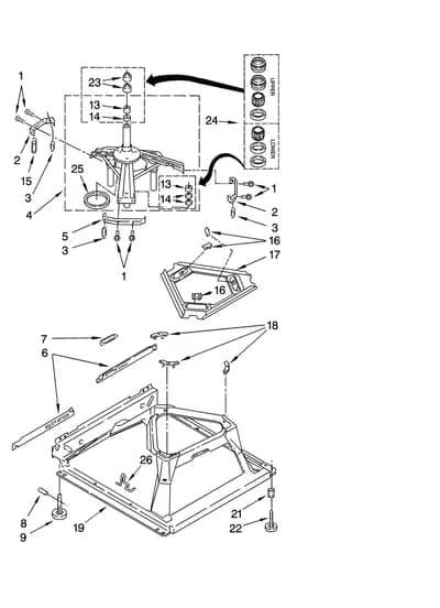 MACHINE BASE PARTS