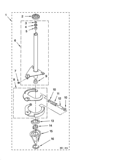 BRAKE AND DRIVE TUBE PARTS