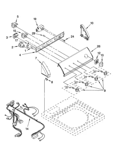 CONTROL PANEL PARTS