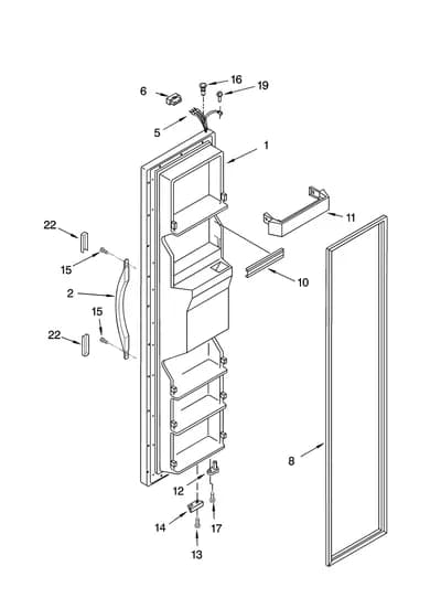 FREEZER DOOR PARTS