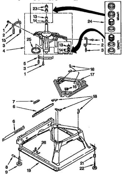MACHINE BASE PARTS