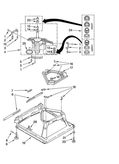 MACHINE BASE PARTS