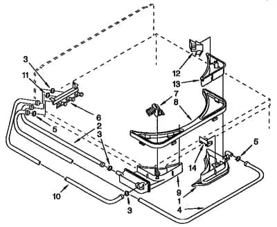 BLEACH, DETERGENT AND RINSE DISPENSER