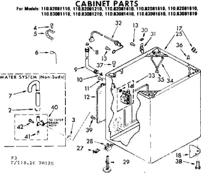 CABINET PARTS