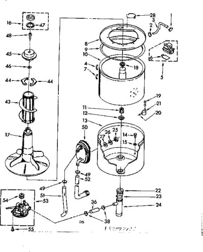 TUB AND BASKET PARTS
