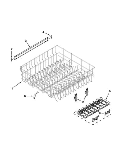 UPPER RACK AND TRACK PARTS
