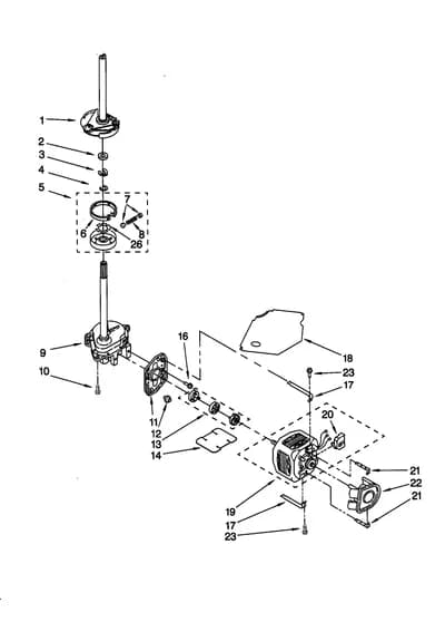 BRAKE.CLUTCH/GEARCASE/MOTOR/PUMP