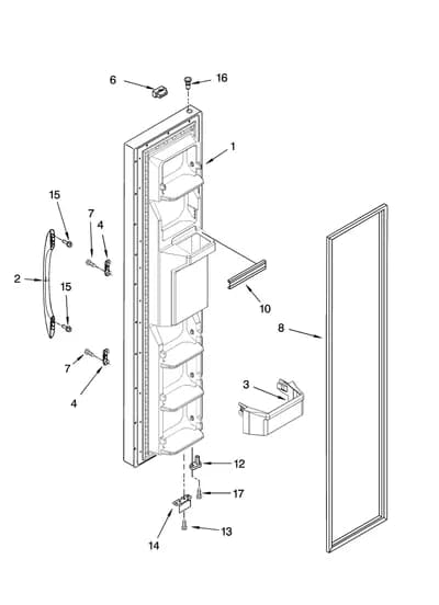 FREEZER DOOR PARTS