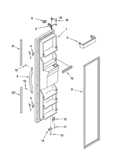 FREEZER DOOR PARTS