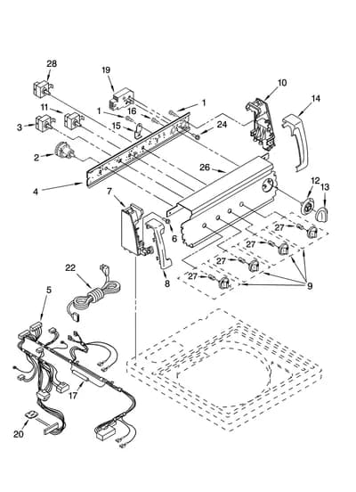 CONTROL PANEL PARTS
