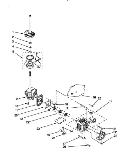 BRAKE/CLUTCH/GEARCASE/MOTOR
