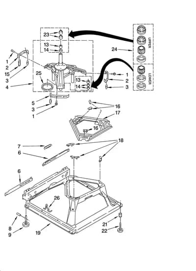 MACHINE BASE PARTS