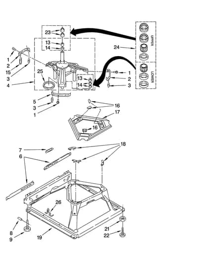 MACHINE BASE PARTS