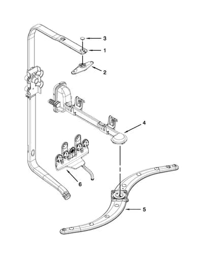 UPPER WASH AND RINSE PARTS