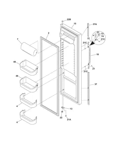 REFRIGERATOR DOOR