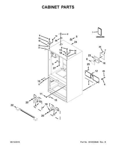 CABINET PARTS
