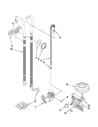FILL, DRAIN, AND OVERFILL PARTS