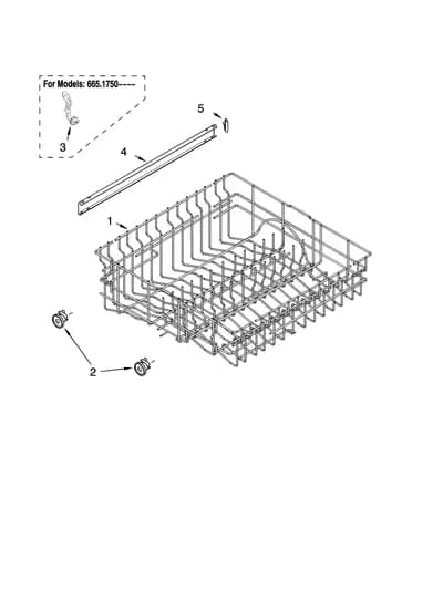 UPPER RACK AND TRACK PARTS