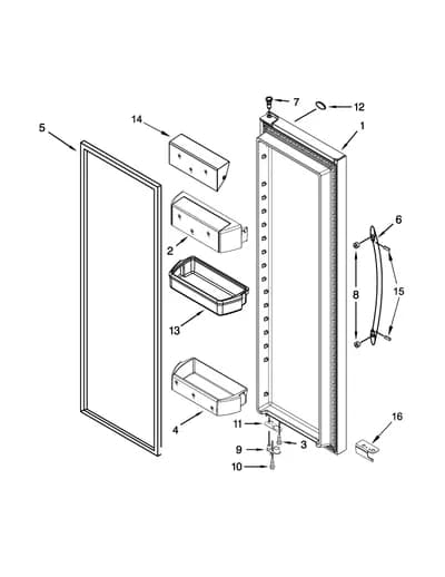REFRIGERATOR DOOR PARTS