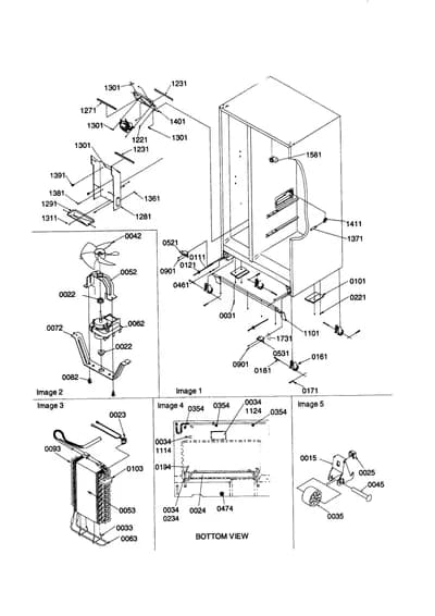 DRAIN SYSTEMS/ROLLERS/EVAPORATOR