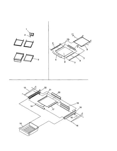 REFRIG. FEATURE AND SHELF