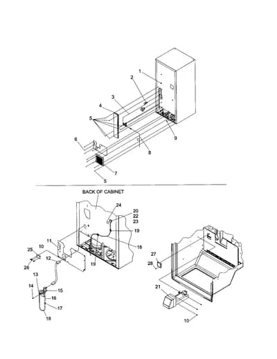 CABINET BACK
