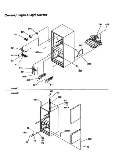 COVERS, HINGES AND LIGHT COVERS