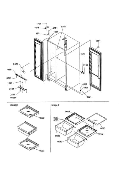 LIGHTS/HINGES/AND SHELVING