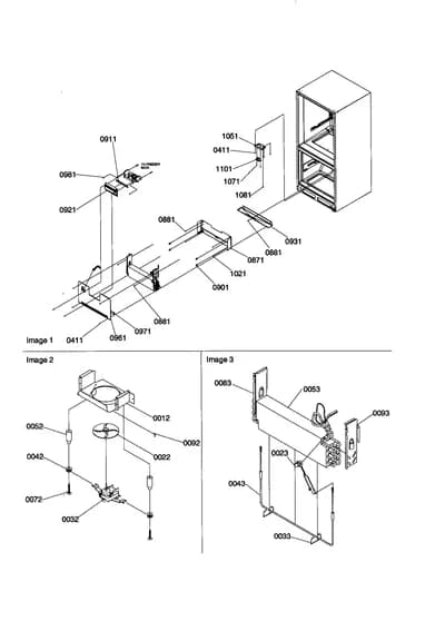 EVAPORATOR/FREEZER CONTROL ASSEMBLY