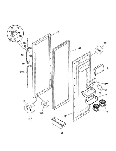 REFRIGERATOR DOOR