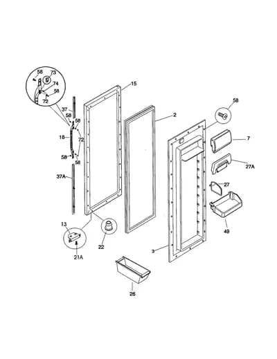 REFRIGERATOR DOOR