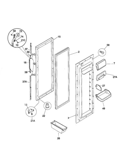 REFRIGERATOR DOOR