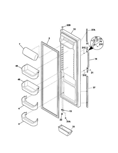 REFRIGERATOR DOOR